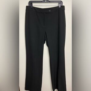 Talbots Women’s Curvy Casual Black Pant. Size 12